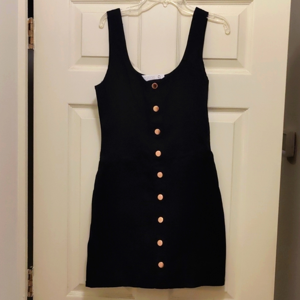 Guess black denim button-down dress - NWT - Size Small